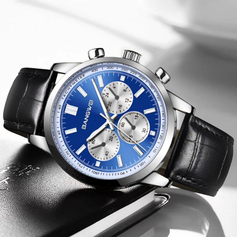 ミリタリーカジュアルレザークォーツウォッチ™ - オルセン＆オルセン