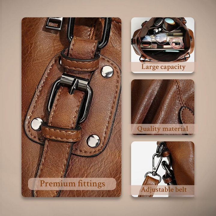 シエナの優雅な魅力 | エレガントショルダーバッグ