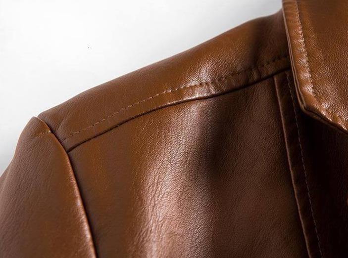 メンズレザーブレザー