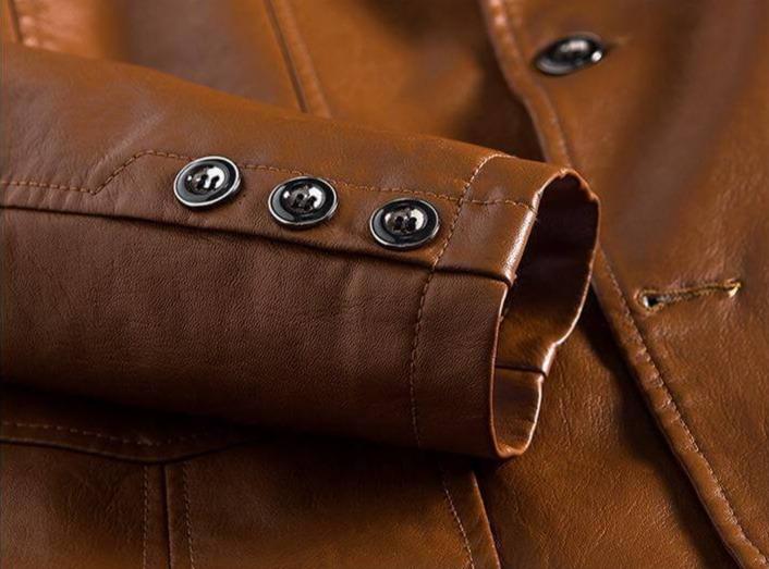 メンズレザーブレザー