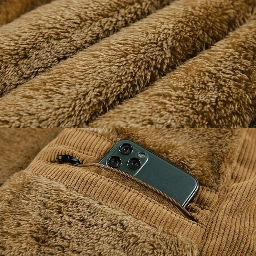 コーデュロイ冬用ベスト