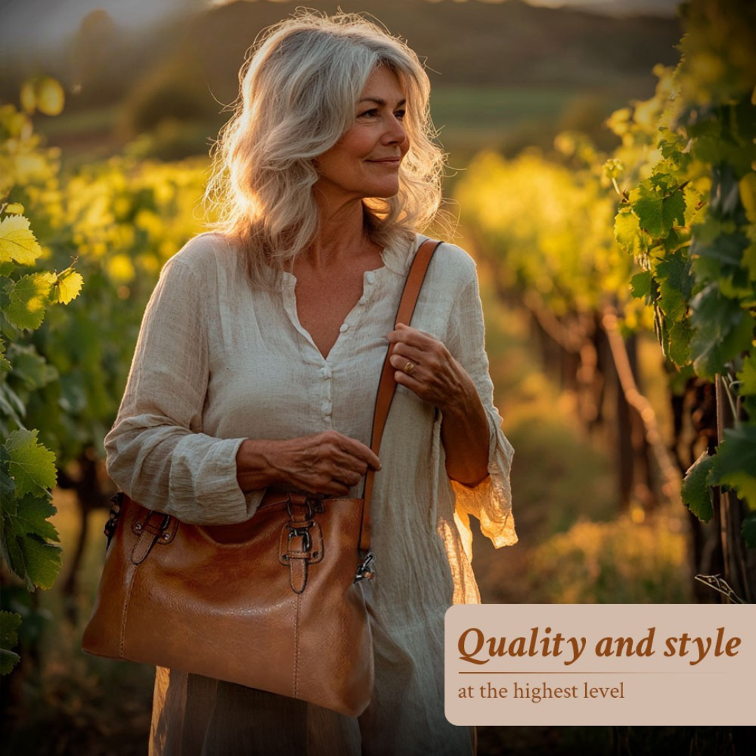 シエナの優雅な魅力 | エレガントショルダーバッグ