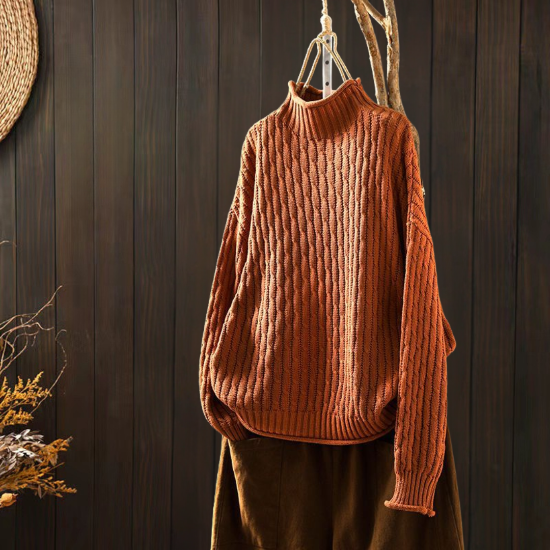 ヴィンテージ・タートルネック・ニット・セーター