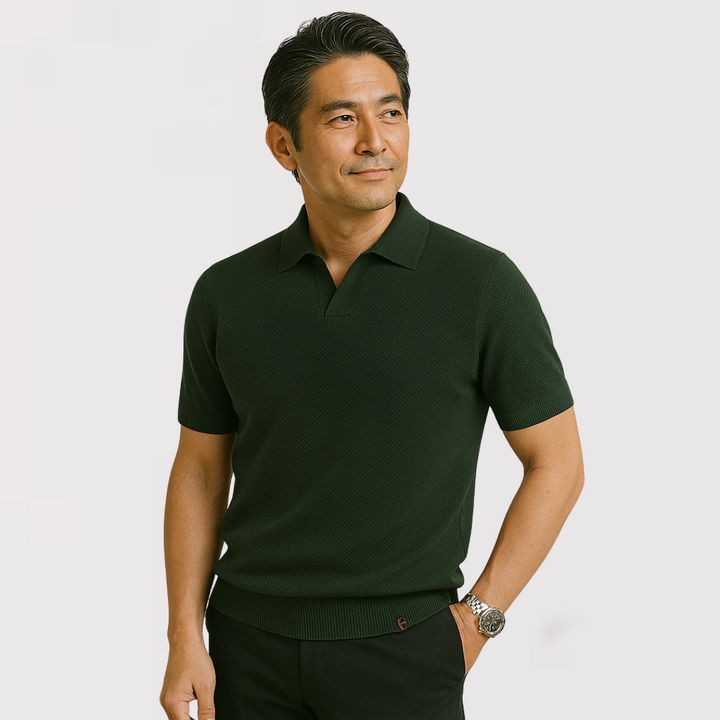 SENSE｜ラグジュアリーなボタンなしポロシャツ