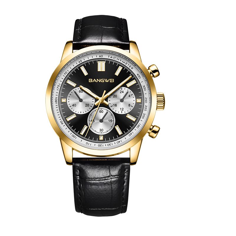 ミリタリーカジュアルレザークォーツウォッチ™ - オルセン＆オルセン