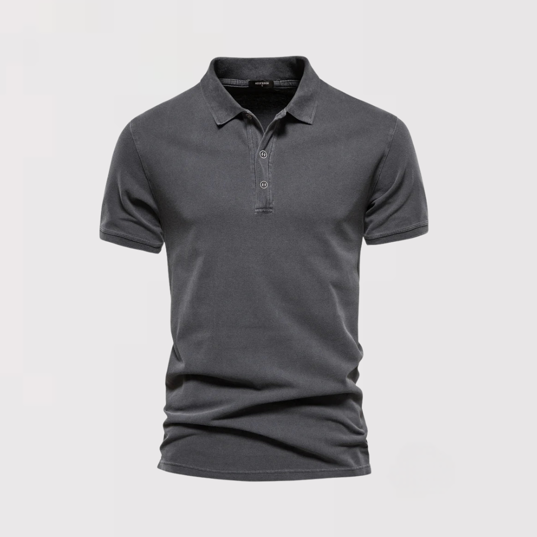 LAWRENCE | ウォッシュ加工の高級ポロシャツ