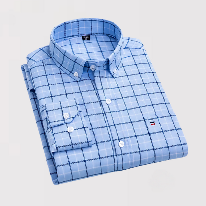 KAZAMA | リラックスフィットチェックシャツ