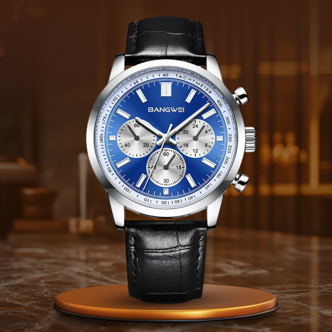 ミリタリーカジュアルレザークォーツウォッチ™ - オルセン＆オルセン