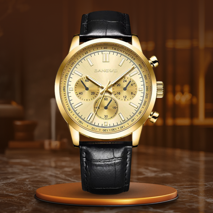 ミリタリーカジュアルレザークォーツウォッチ™ - オルセン＆オルセン