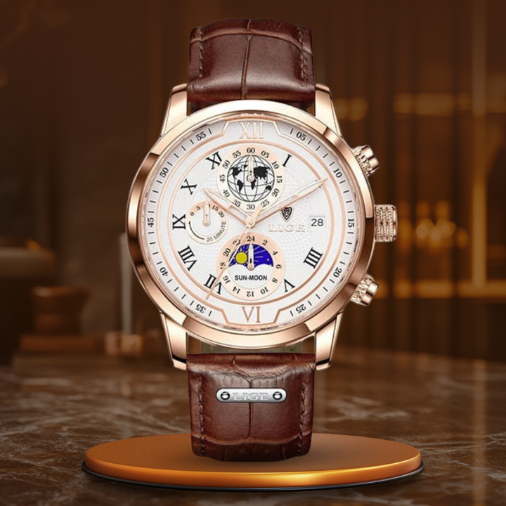 プレミアムレザークロノグラフウォッチ™ - オルセン＆オルセン