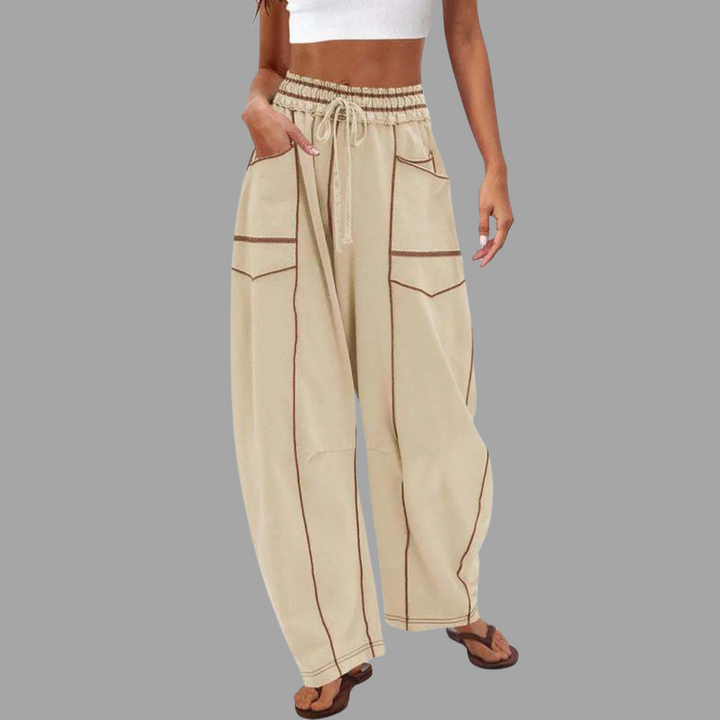 快適な ゆったりとしたパンツ