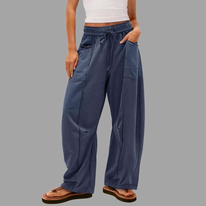 快適な ゆったりとしたパンツ