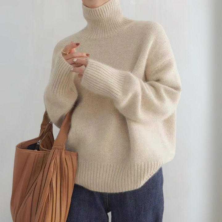 タートルネックセーター