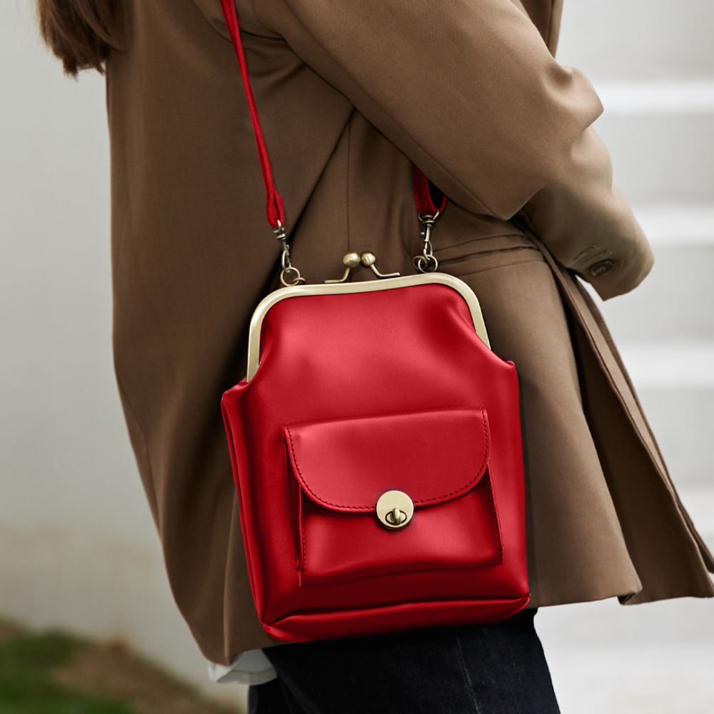 ヴィンテージキスロックバッグ - レトロシックな必需品